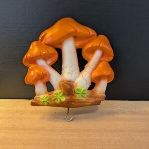 Vintage Chalkware Mushrooms